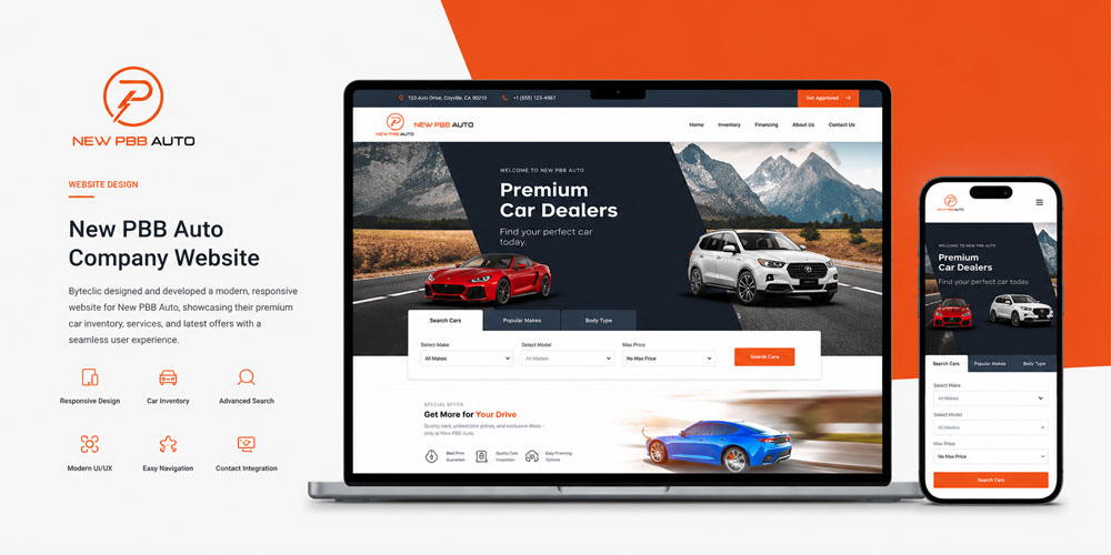 New PBB Auto Company Website