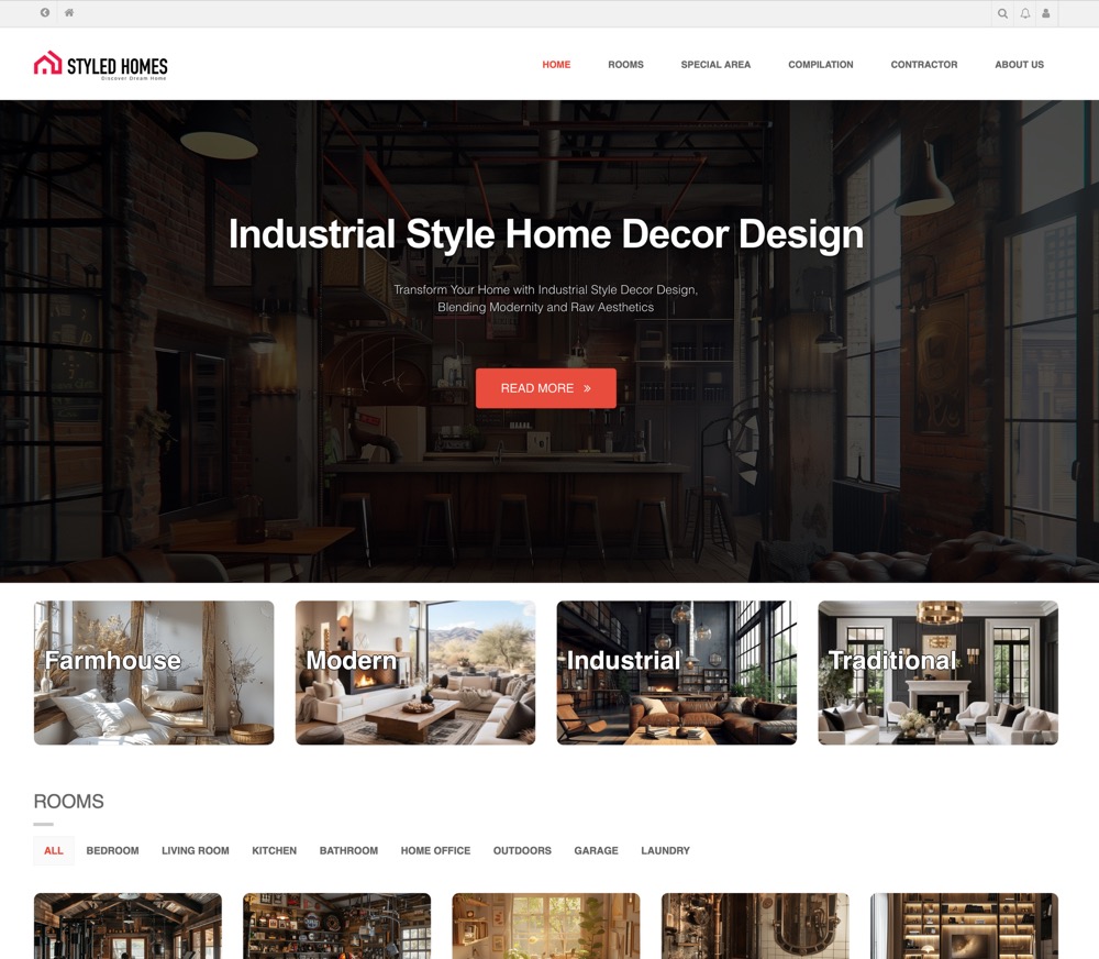 StyledHomes.net: Promoting Builders & Home Furnishings